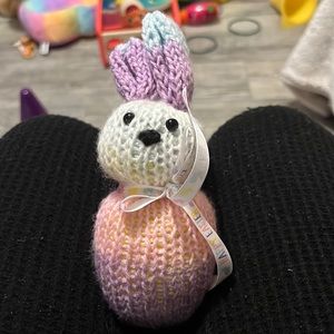 Easter yarn bunny